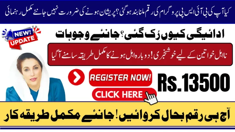 BISP 8171 Disqualification September 2025 Know Why Payments Stopped And Full Guide For Re-Enrollment