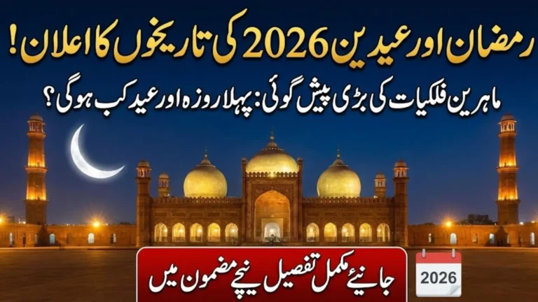 Expected Dates For Ramadan, Eid-ul-Fitr, And Eid-ul-Adha 2026 In Pakistan Announced: Complete Guide Inside