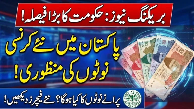 Pakistan Govt to Launch Newly Designed Currency Note Of Rs. 100, 500, 1,000 & 5000 In 2026 With Enhanced Security Features