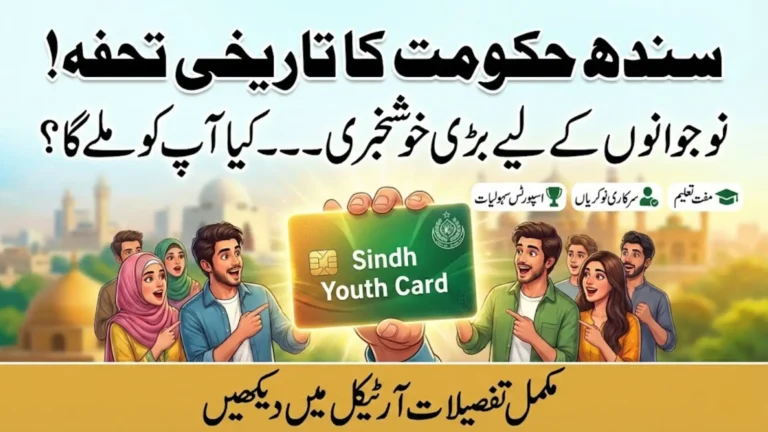 Sindh Government Launches Youth Card for Students for Education, Scholarships, Employment, and Sports – Know Application Guide